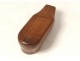 Snuff box carved wooden shoes popular shoe Art XIX century