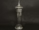 Crystal bottle apothecary jar laboratory medicine french crystal XIX