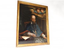 Great portrait HST St. Francis de Sales Devout Life cherubs eighteenth