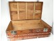 Malle Safety Officer antique travel trunk camphor twentieth century metal