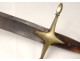 Sabre Ottoman bronze horn Pro Deo et Patria ancient sword nineteenth century