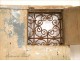 Window Moroccan painted wood and wrought iron, Morocco, 20th