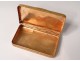 Small box snuffbox solid gold 18k gold flowers 49,06gr nineteenth box