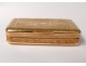 Small box snuffbox solid gold 18k gold flowers 49,06gr nineteenth box