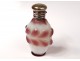 Salts bottle opaline glass opalescent silver nineteenth century