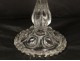 Pair candlesticks candelabra 2 lights crystal Baccarat chandelier medallion twentieth