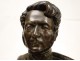 Sculpture bronze bust King Louis-Philippe, 19th