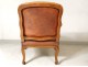 Louis XV armchair to the Queen carved gilt leather armchair beech flowers XIX