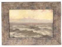 HST landscape painting sea marine October Anthonissen nineteenth Belgian school