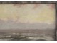 HST landscape painting sea marine October Anthonissen nineteenth Belgian school