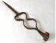 Résinier burning cane holder luster old wrought iron candlestick eighteenth century