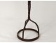 Holder candle holder résinier luster candlestick wrought iron eighteenth century