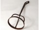 Holder candle holder résinier luster candlestick wrought iron eighteenth century