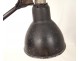 Architect office table lamp model 206 Gras enameled cast iron twentieth oak