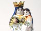 Madonna and Child crowned Quimper faience Alfred Porquier XIXth century