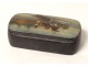 Small lacquered box hitch riders Russian Troika nineteenth snowy landscape