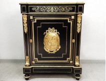 Support Furniture Napoleon III ebonized wood bronze brass gilded marble XIX