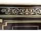 Support Furniture Napoleon III ebonized wood bronze brass gilded marble XIX