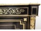 Support Furniture Napoleon III ebonized wood bronze brass gilded marble XIX