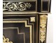 Support Furniture Napoleon III ebonized wood bronze brass gilded marble XIX