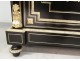 Support Furniture Napoleon III ebonized wood bronze brass gilded marble XIX