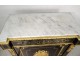 Support Furniture Napoleon III ebonized wood bronze brass gilded marble XIX