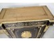 Support Furniture Napoleon III ebonized wood bronze brass gilded marble XIX