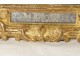 Regency mirror glazing beads ice carved gilt frame eighteenth shells