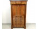 Secretary flamed mahogany Empire bronze nineteenth century black marble columns