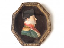 Emperor bas-relief sculpture profile nineteenth century Napoleon bicorne