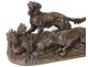 Bronze sculpture hunting dogs stopped PJ partridge. Conducts animal XIX