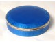 Round Box silver gilt enamel blue grape vine twentieth century Germany