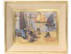 HST table Louis Lallemand landscape boats harbor Brittany characters XX