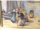 HST table Louis Lallemand landscape boats harbor Brittany characters XX