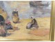 HST table Louis Lallemand landscape boats harbor Brittany characters XX