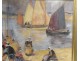 HST table Louis Lallemand landscape boats harbor Brittany characters XX