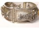 Hinge Bracelet silver filigree Morocco Maghreb Berber twentieth century