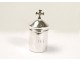 Bulb in sterling silver holy oil Minerva, 19th