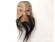 Mask Noh theater polychrome wood demon Gigaku beshimi O-Edo Japan XIX