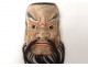 Mask Noh theater polychrome wood demon Gigaku beshimi O-Edo Japan XIX