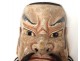 Mask Noh theater polychrome wood demon Gigaku beshimi O-Edo Japan XIX