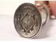 Silver wax Case blazon crest crown lions 45gr XVIII