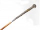 Cane former Indochina pommel silver bamboo cane nineteenth dragons