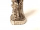 Cane pilgrimage shrine of Sainte Anne silver metal timber Auray XIX