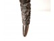 Cane former Indochina ancient dragon silver metal cane wood XIXth century