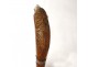 Old wooden carved cane ibis bird duck warthog tooth ancient XIX