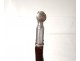 Cane former geologist thorny wooden cane pommel hammer twentieth metal