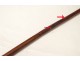 Folding wooden cane system solid sterling silver cane twentieth English