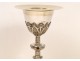 Chalice of solid silver gilt and ruby, 19th