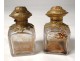 Cellar smell perfume bottles cabinet walnut pearl House Giroux Paris XIX